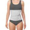 Abdominal binder for post-surgery support and pain relief.
