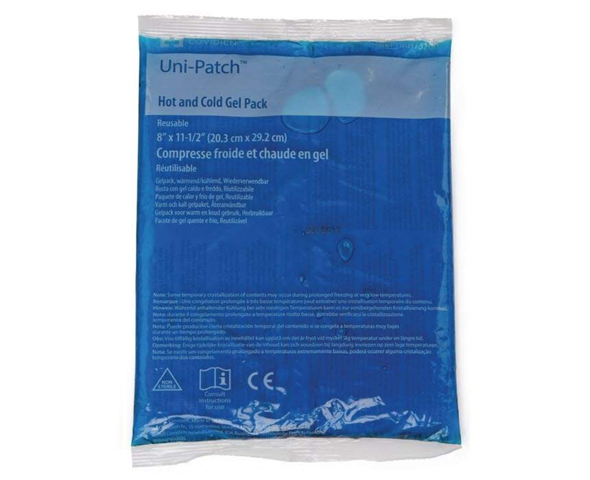 Cryoderma Compress reusable hot/cold pack, 8" x 11.5", flexible and comfortable, for cold or hot therapy.