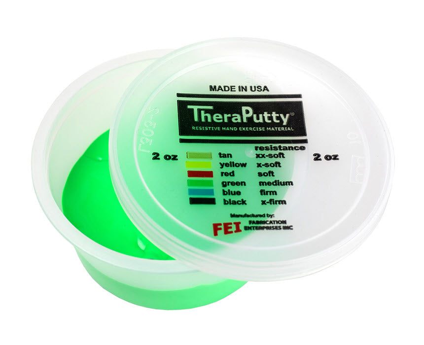 Hand Putty in a 2 oz container for hand exercise and grip strength.