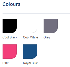 JOBST Sport knee-high compression socks in five colors: Cool Black, Cool White, Grey, Pink, and Royal Blue, designed for activity and venous support.