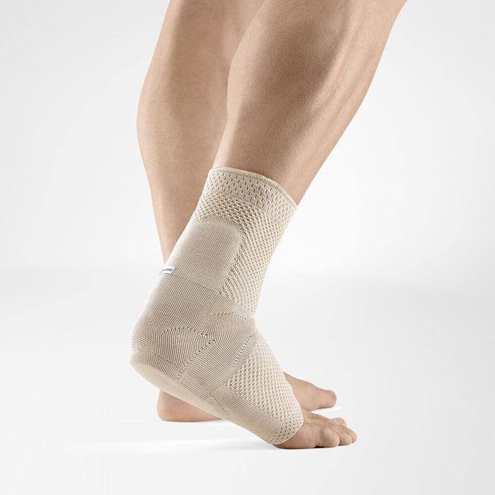 AchilloTrain Ankle Brace providing support and pain relief for Achilles tendon with breathable, stretchy material.