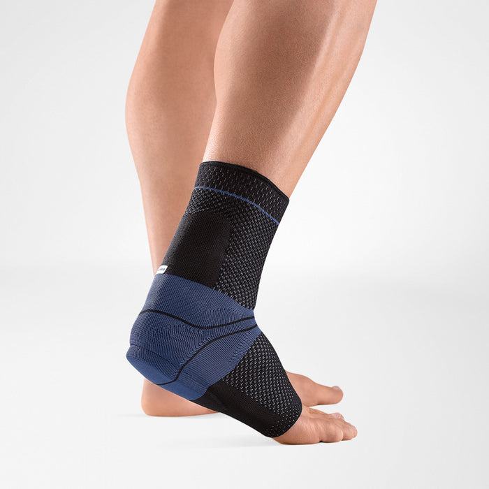 AchilloTrain Ankle Brace providing support around the Achilles tendon with a contoured fit.