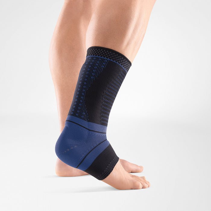 AchilloTrain Pro Ankle Brace providing stabilization and compression for Achilles tendon support.