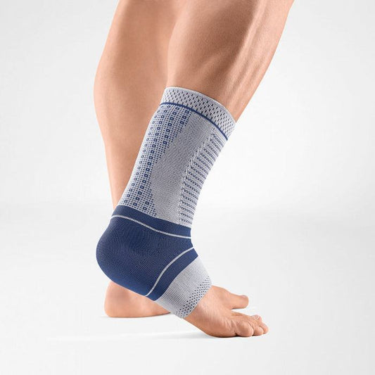 AchilloTrain Pro ankle brace providing stabilization and compression for Achilles tendon support.