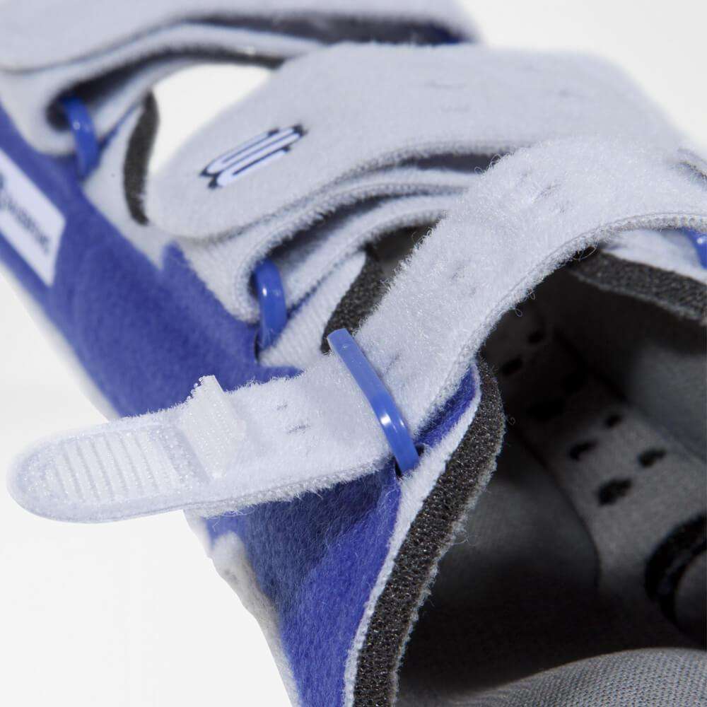 Orthopedic ManuLoc wrist brace with Velcro fastenings for support and comfort.
