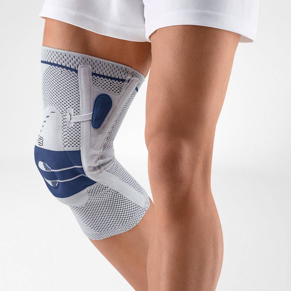 GenuTrain P3 Knee Brace with silicone band for patellar stabilization and pain relief.