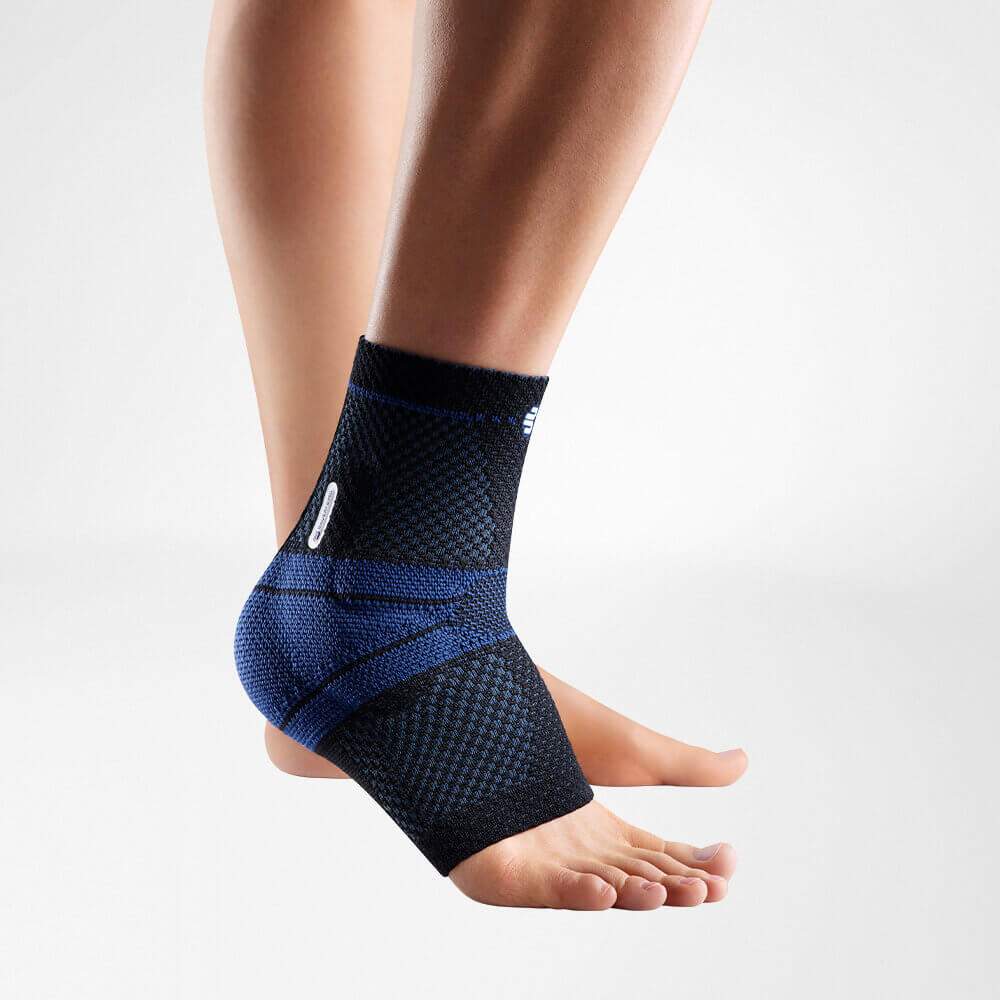 MalleoTrain Ankle Brace providing support and pain relief with breathable material.