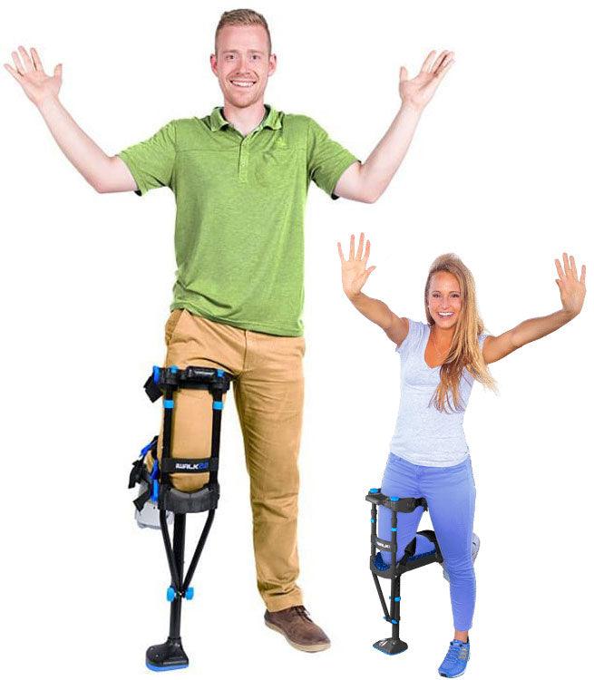 iWALK Crutch 3.0 providing hands-free mobility with comfortable design.