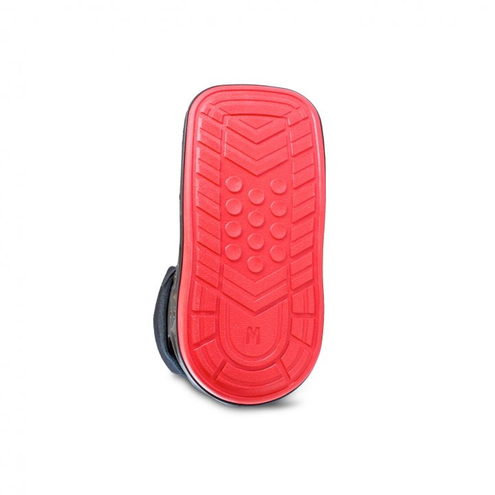 Low Walking Boot with red outer sole for comfort and support.