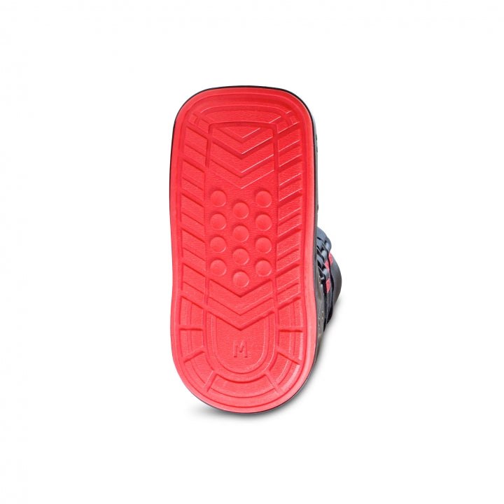 High Walking Boot durable red sole designed for support and shock absorption.