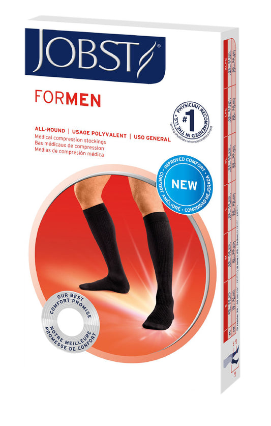 JOBST ForMen -Knee High- Closed Toe