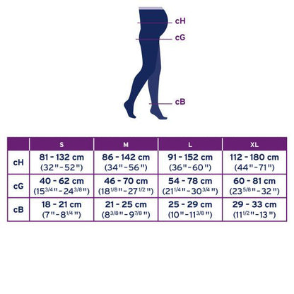 JOBST Maternity - Opaque Waist High Compression Stocking