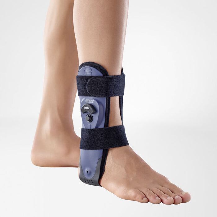 AirLoc Ankle Brace providing support and relief for Achilles tendon pain.