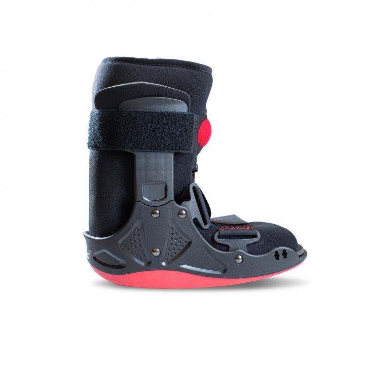 Low Walking Boot with air; XCELTRAX® AIR ANKLE features pneumatic bladder and shock-absorbing sole.